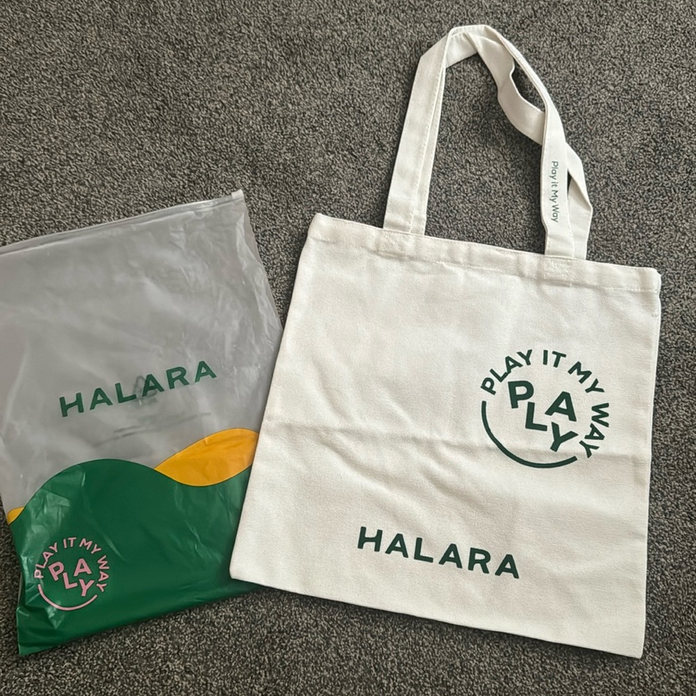 NEW Halara Canvas Tote Bag